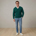 Pull Homme col V 100% cachemire
