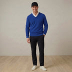 Pull Homme col V 100% cachemire