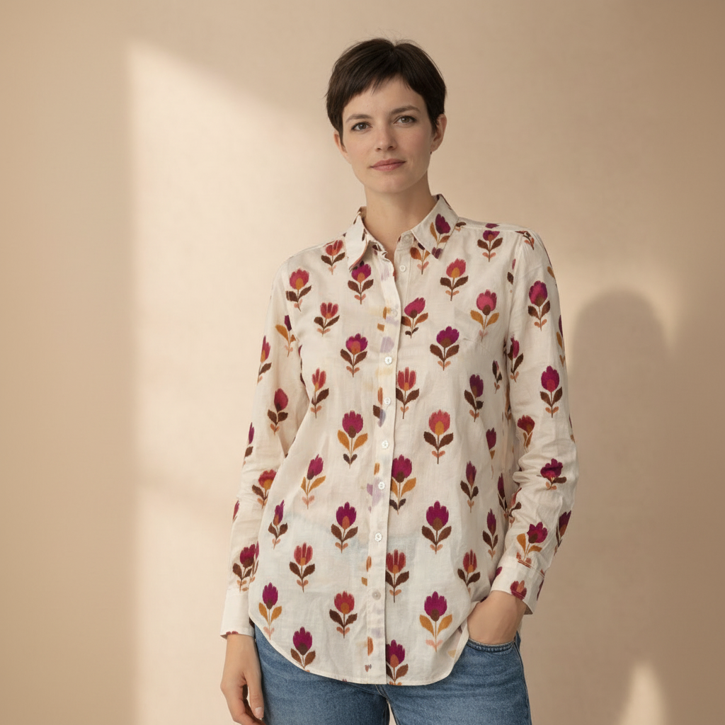 Chemise fleur