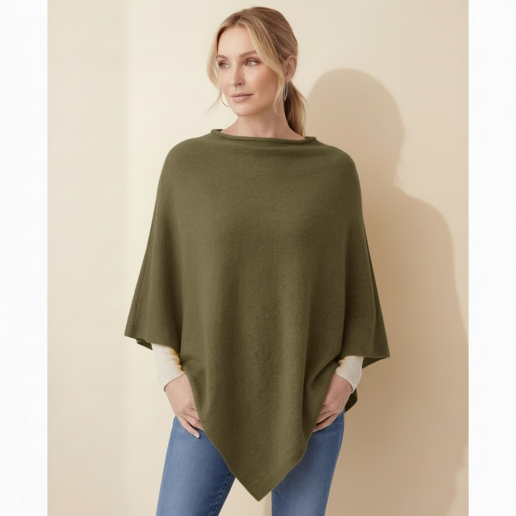 Cocon Tendress Grand Poncho Femme  100% Cachemire