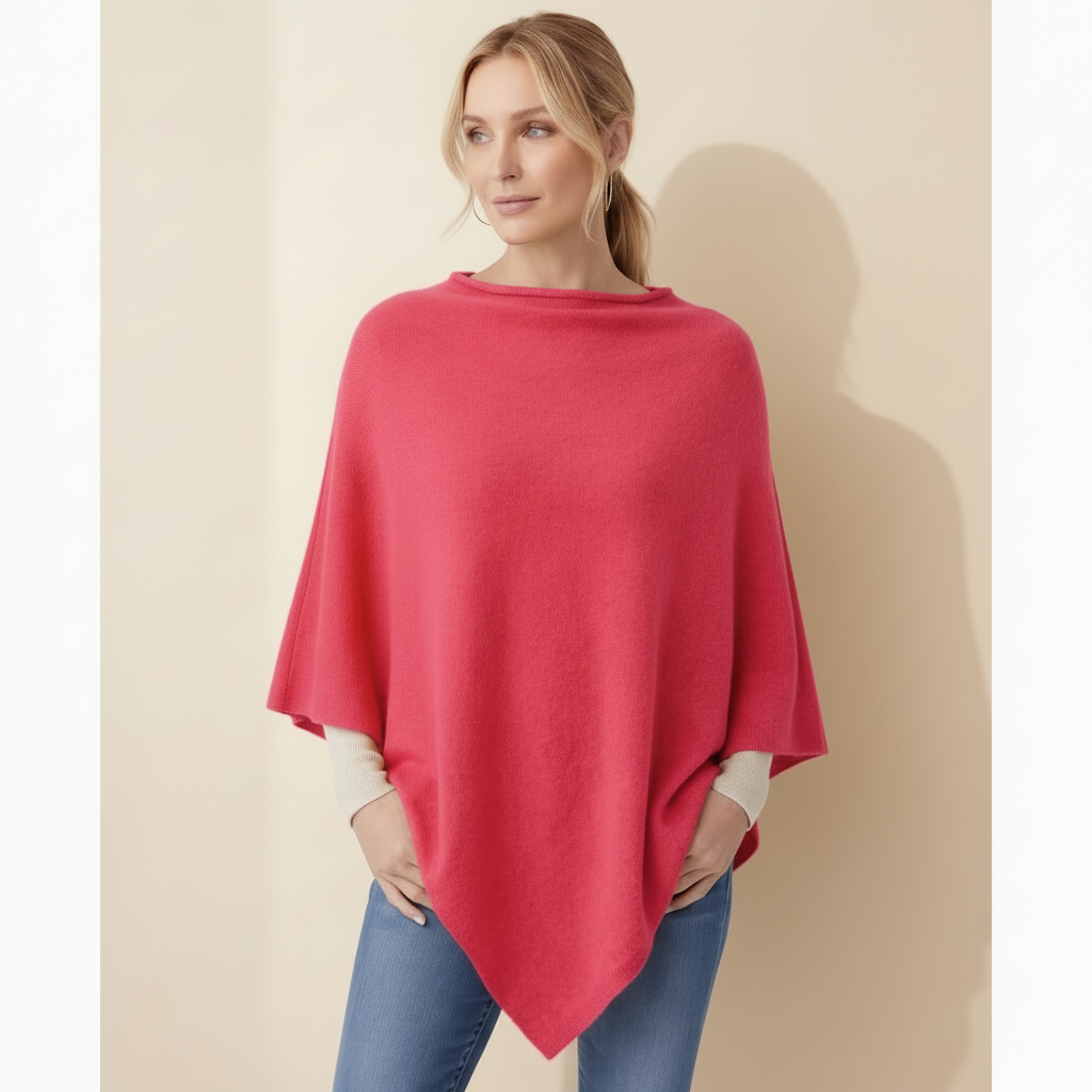 Cocon Tendress Grand Poncho Femme  100% Cachemire