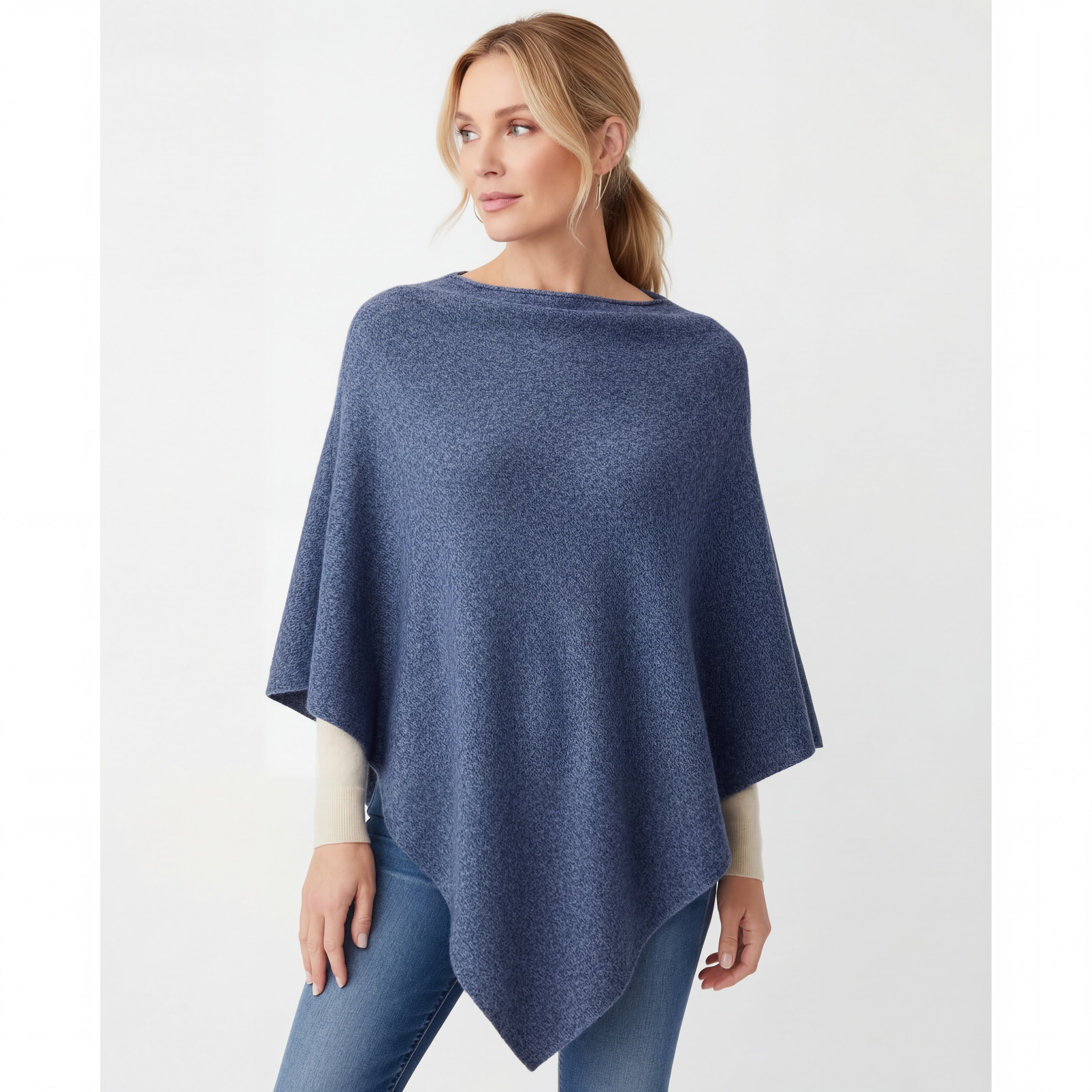 Cocon Tendress Grand Poncho Femme  100% Cachemire