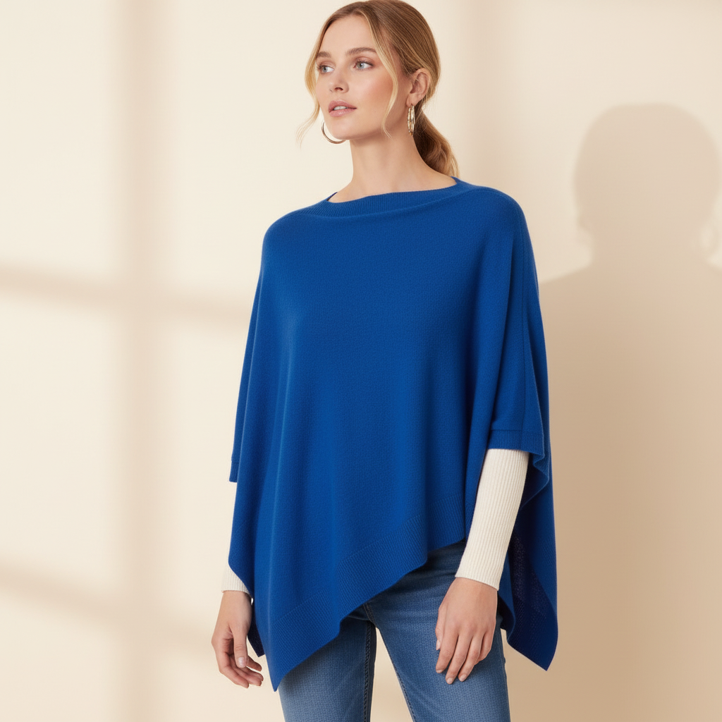 Cocon Tendress Grand Poncho Femme  100% Cachemire