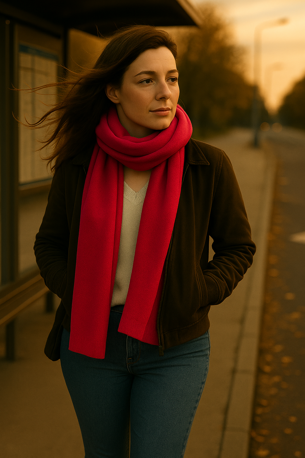 T5  Etole femme 100% cachemire 2 fils