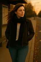 T5  Etole femme 100% cachemire 2 fils