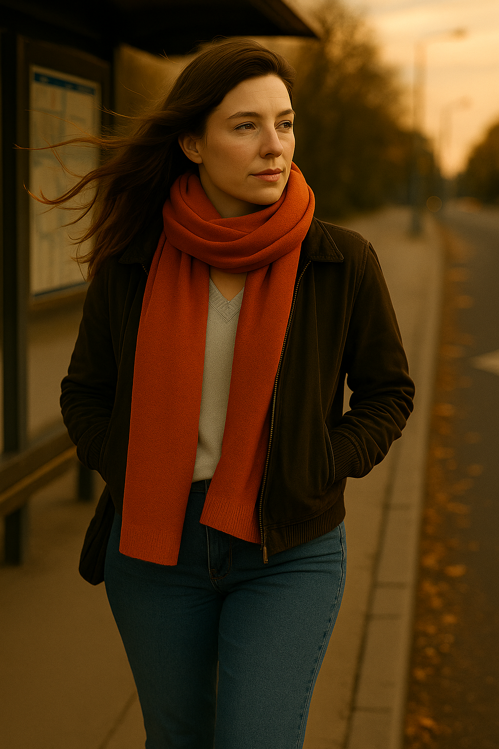 T5  Etole femme 100% cachemire 2 fils