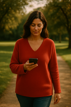 T38  Pull Femme col V large épais 100% Cachemire 2 fils