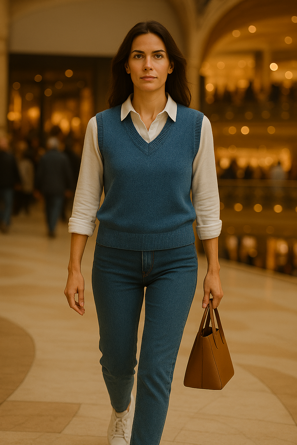 T103  Pull Femme sans manche 100% Cachemire 2 fils