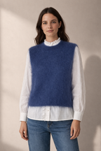Pull sans manche Alpaga