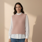 Pull sans manche Alpaga