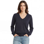 Pull femme col V 100% cachemire