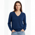 Pull femme col V 100% cachemire