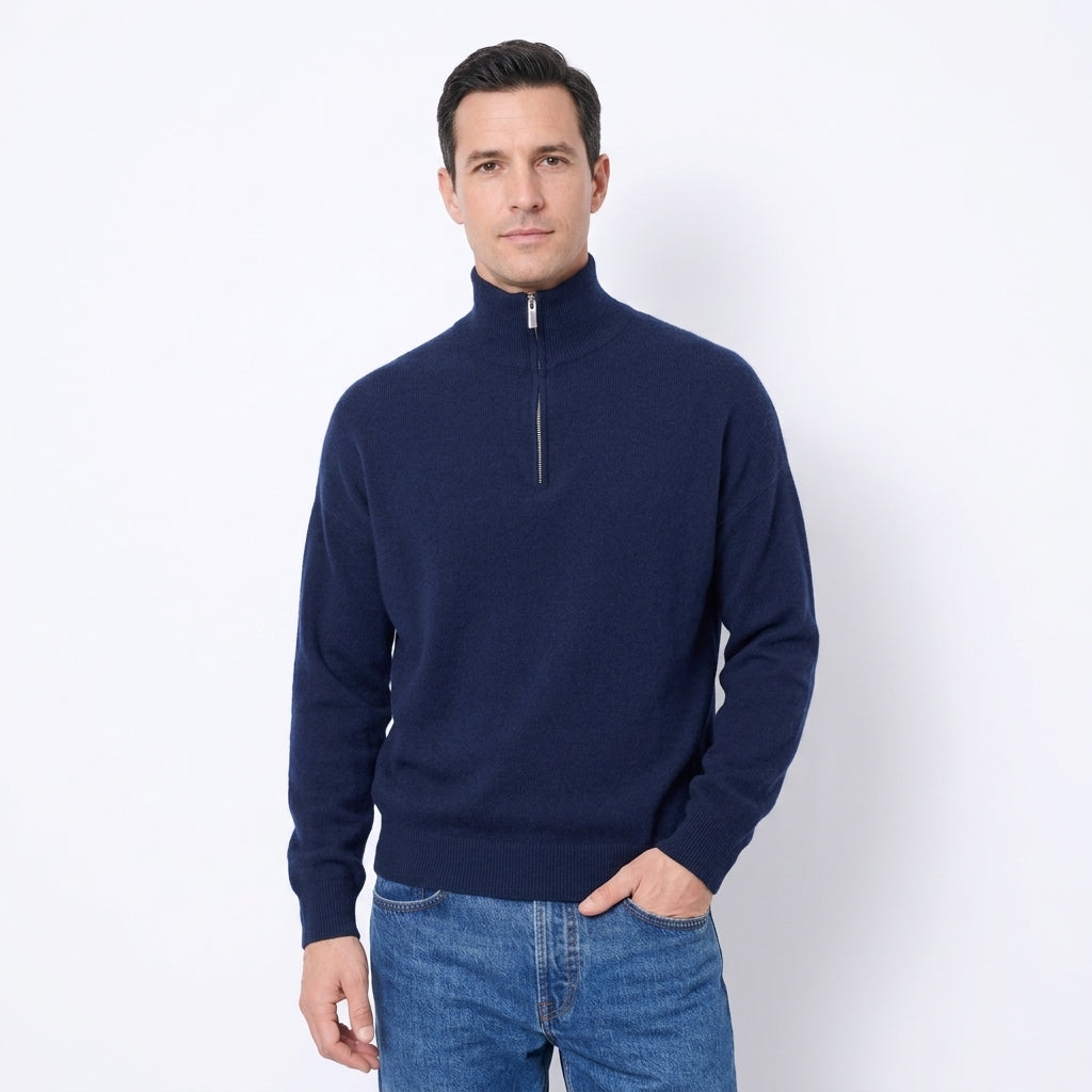 Pull col camionneur 100% cachemire