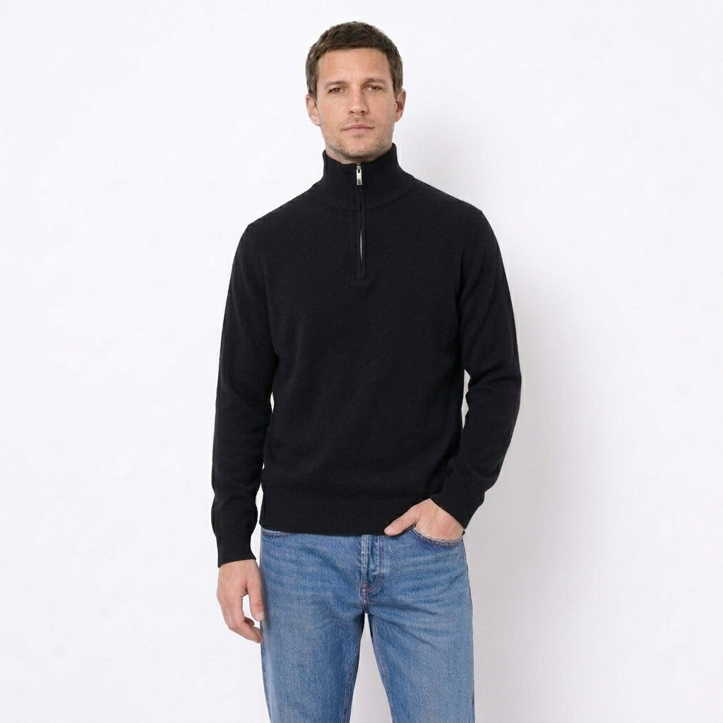 Pull col camionneur 100% cachemire