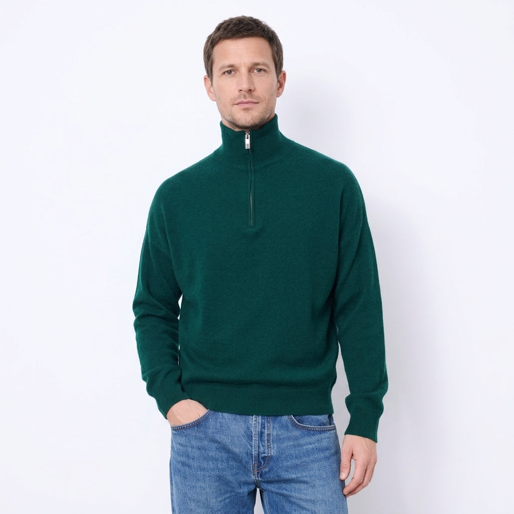 Pull col camionneur 100% cachemire