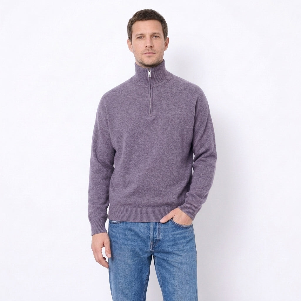 Pull col camionneur 100% cachemire