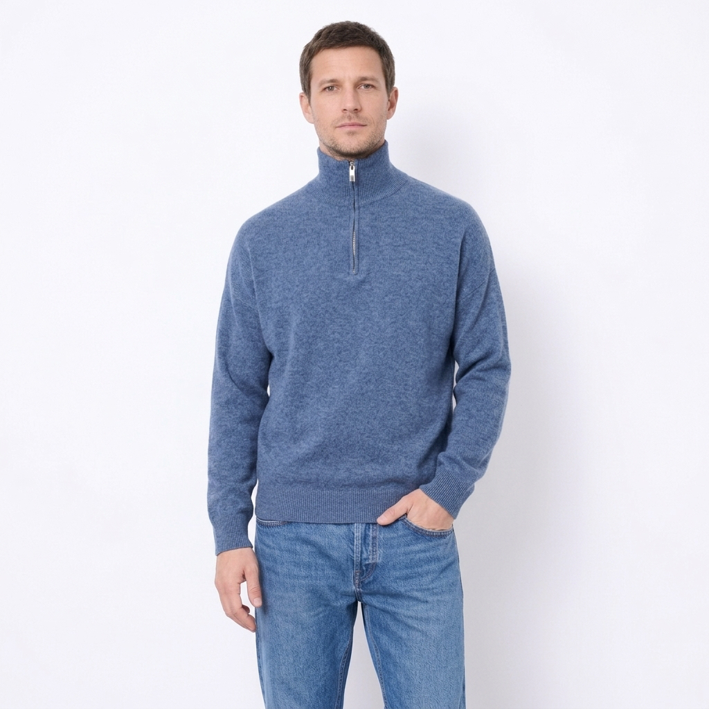 Pull col camionneur 100% cachemire