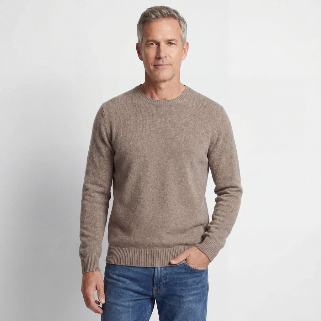 Pull Homme ras du cou  100% cachemire