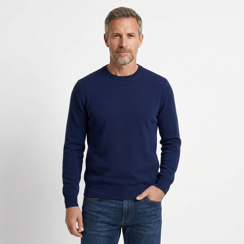 Pull Homme ras du cou  100% cachemire