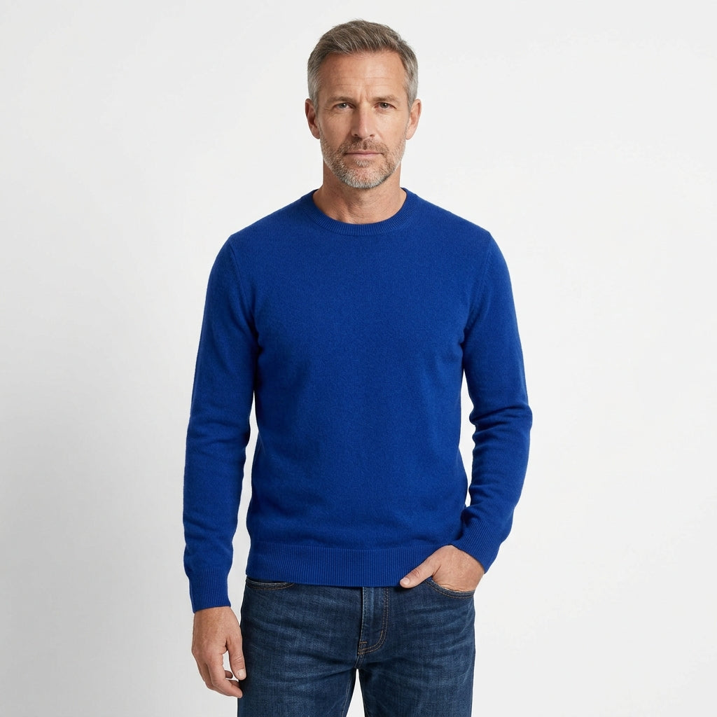 Pull Homme ras du cou  100% cachemire