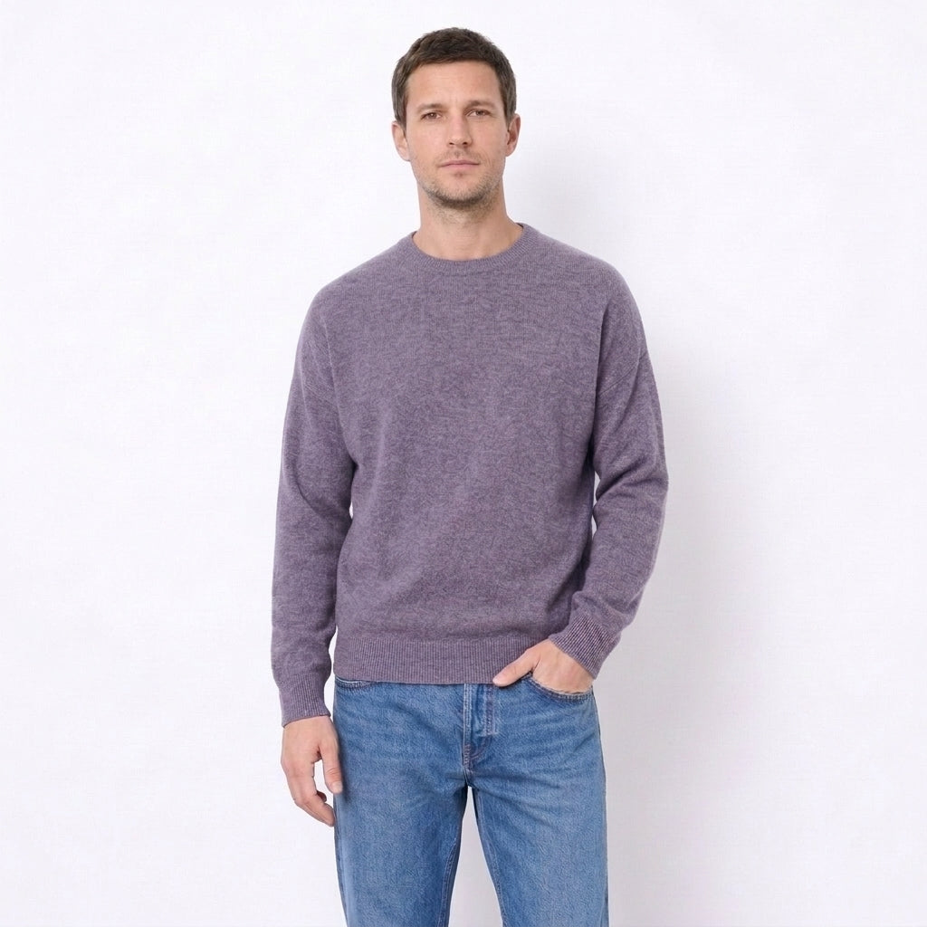 Pull Homme ras du cou  100% cachemire