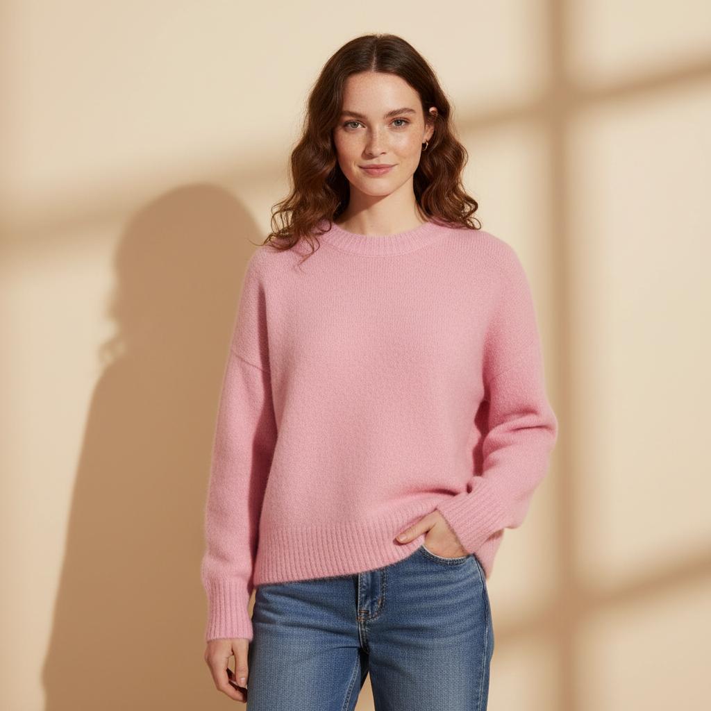 Pull ras du cou alpaga