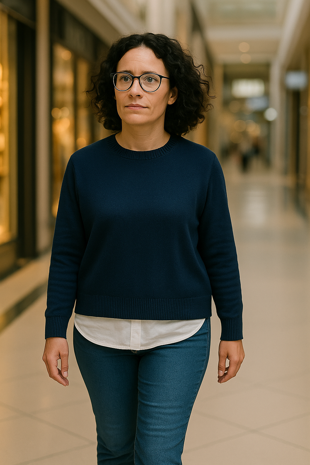 T105  Pull Femme oversize court 100% Cachemire 2 fils