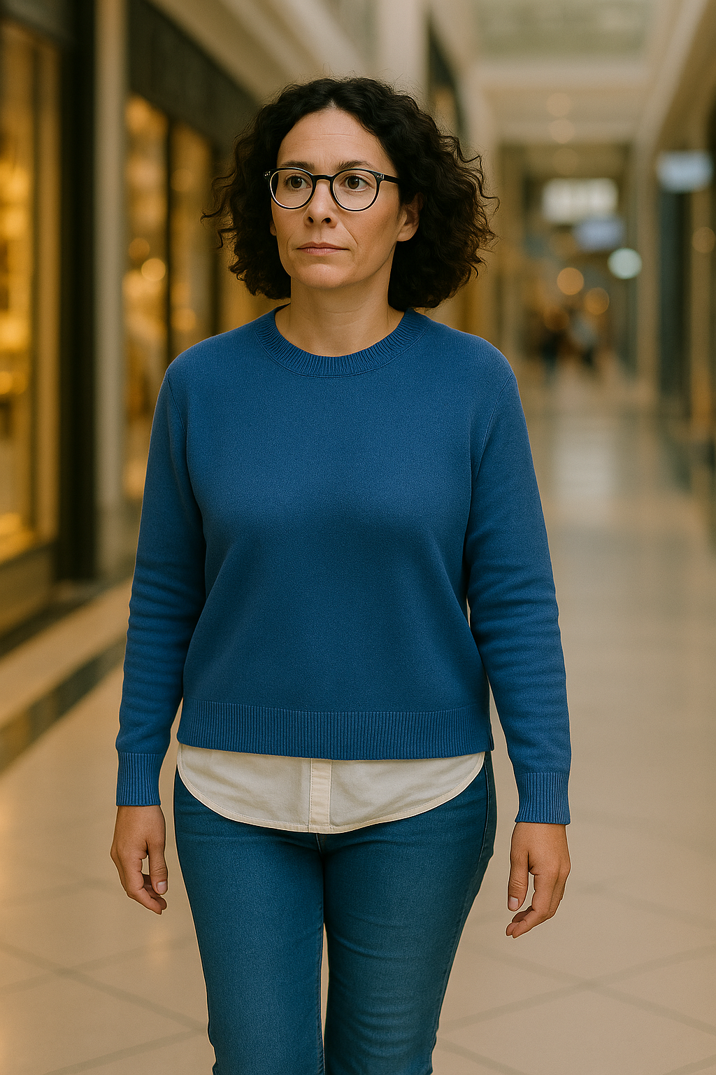 T105  Pull Femme oversize court 100% Cachemire 2 fils