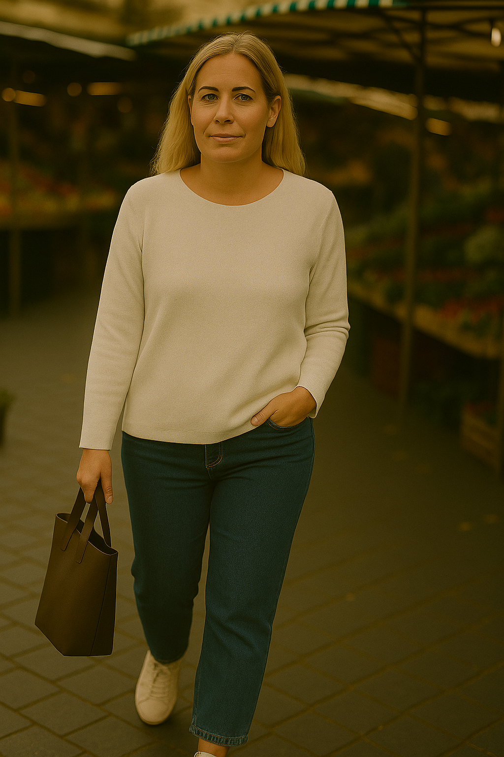 T44b  Pull ras du cou Femme 100% Cachemire 4 fils