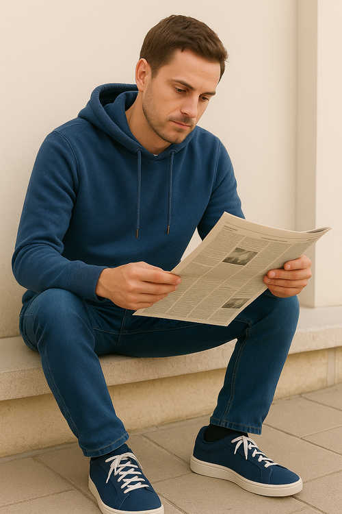 T106M  Pull capuche Homme 100% Cachemire 2 fils