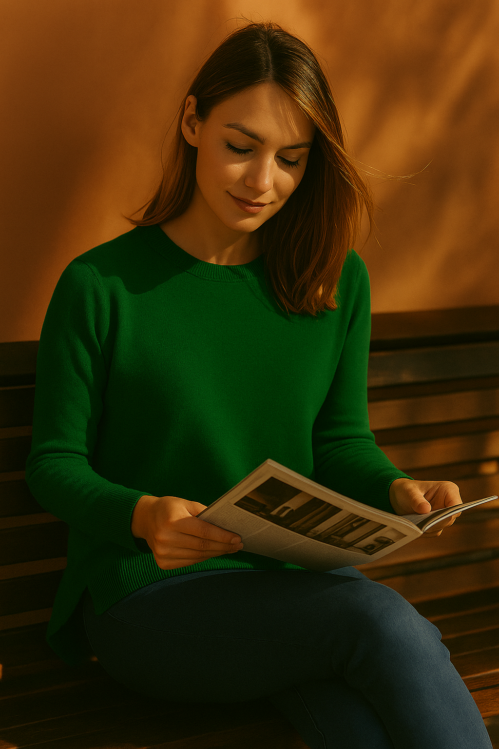 T40 Pull Femme classique ras du cou 100% Cachemire 2 fils