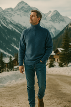 T51 Pull camionneur homme 100% cachemire 8 fils