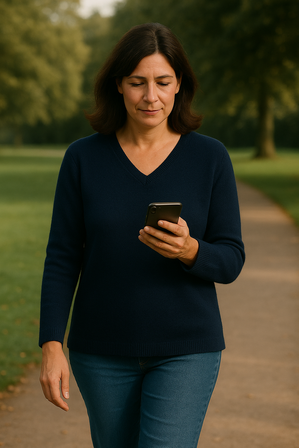 T38  Pull Femme col V large épais 100% Cachemire 2 fils