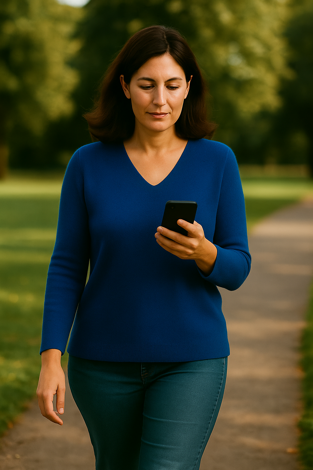 T38  Pull Femme col V large épais 100% Cachemire 2 fils