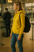 T106F  Pull capuche femme 100% Cachemire 2 fils