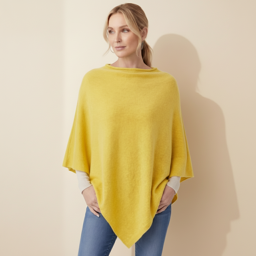 Cocon Tendress Grand Poncho Femme  100% Cachemire