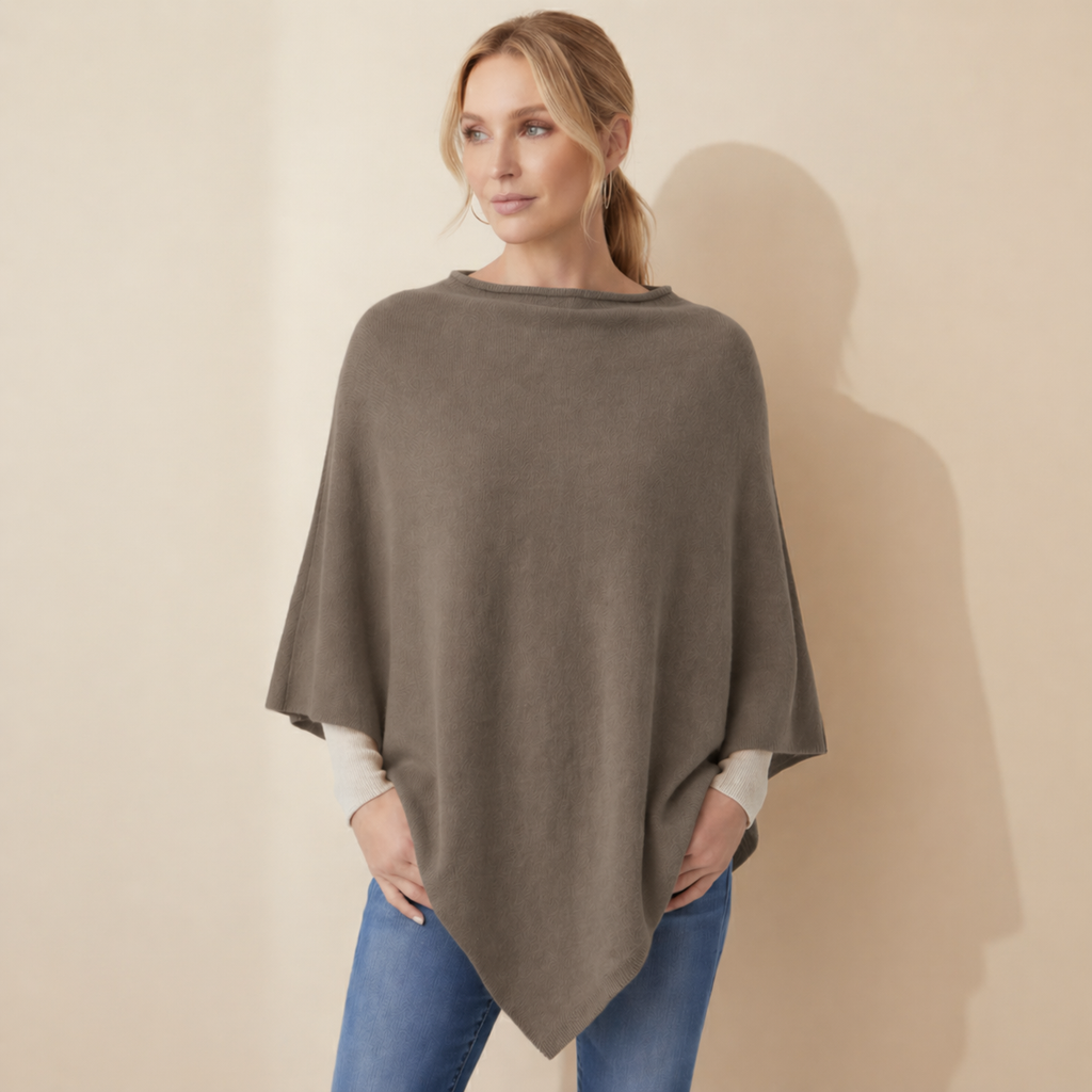 Cocon Tendress Grand Poncho Femme  100% Cachemire