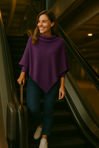 T15  Grand Poncho 100% cachemire 2 fils