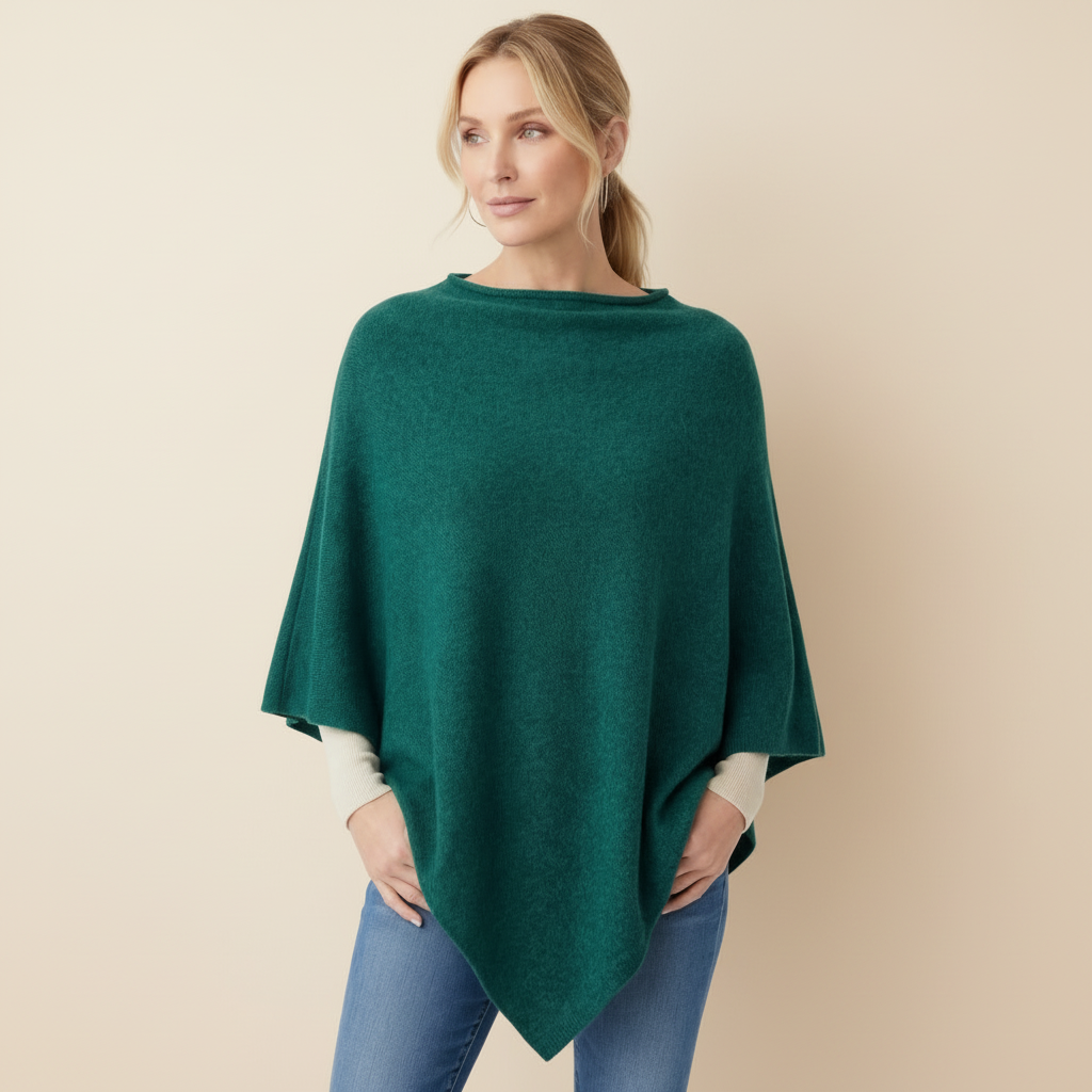 Cocon Tendress Grand Poncho Femme  100% Cachemire
